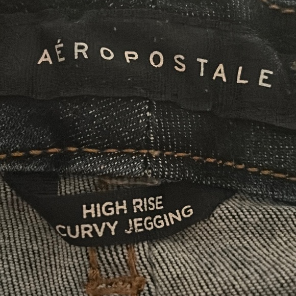 Aeropostale ripped jeans high rise curvy jegging size 4 - Picture 13 of 14